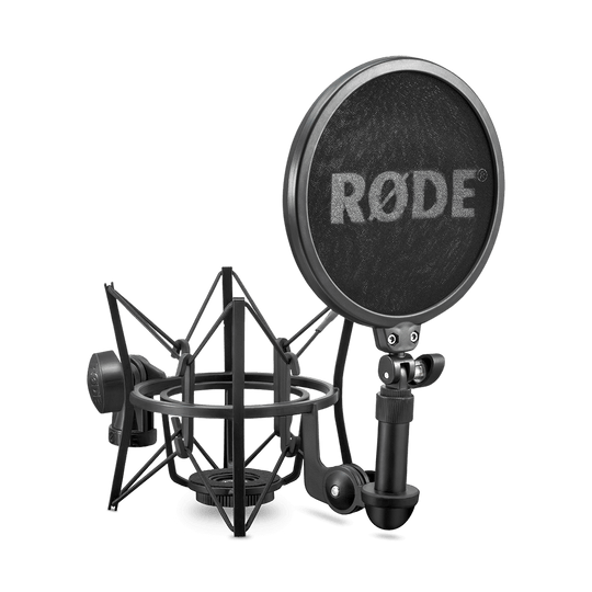 Rode NT1 Kit Condenser Microphone with SM6 Shock Mount and Pop Filter