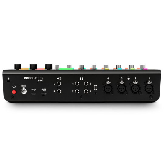 Rode RODECaster Pro Integrated Podcast Production Studio 4-Channel Audio Mixer USB Interface