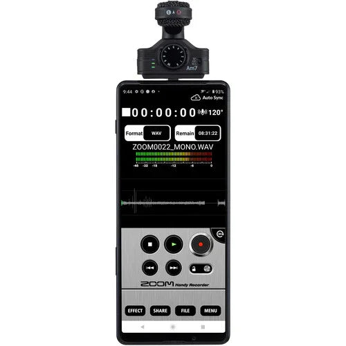 Zoom AM7 Stereo Microphone for Andriod smartphones and tablets - Red Dot Photo