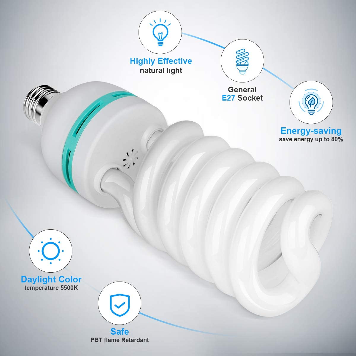 e27 95w bulbs 5500k