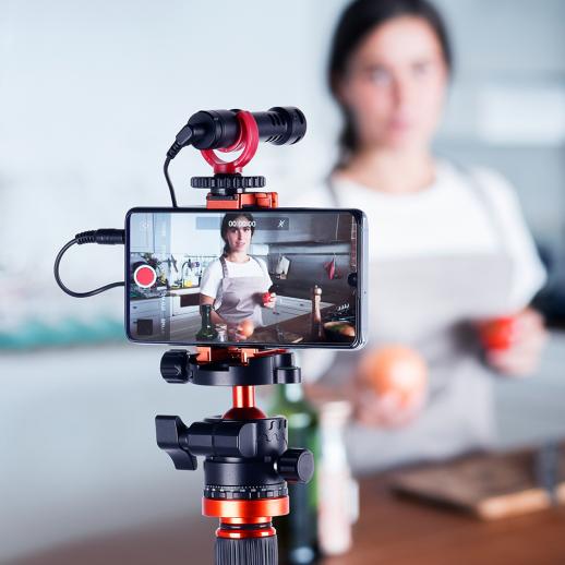 K&F Concept 2 in 1 Arca Swiss Quick Release Plate Camera and Smartphone Mount Tripod Holder CA02