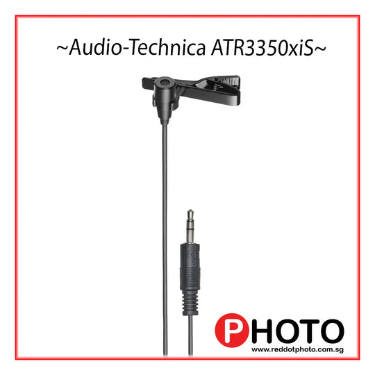 Audio-Technica Consumer ATR3350XiS Omnidirectional Condenser Lavalier Microphone for Smartphones