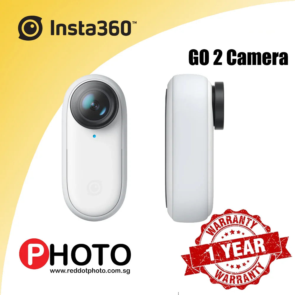 Insta360 GO 2 Tiny Mighty Action Camera - Red Dot Photo