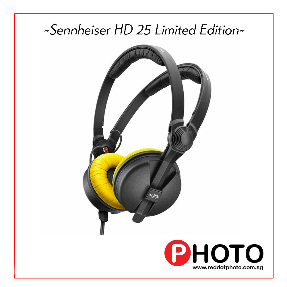 Sennheiser HD 25 Yellow Ear Pad 75 ANNIVERSARY Limited Edition Professional Monitor Headphones