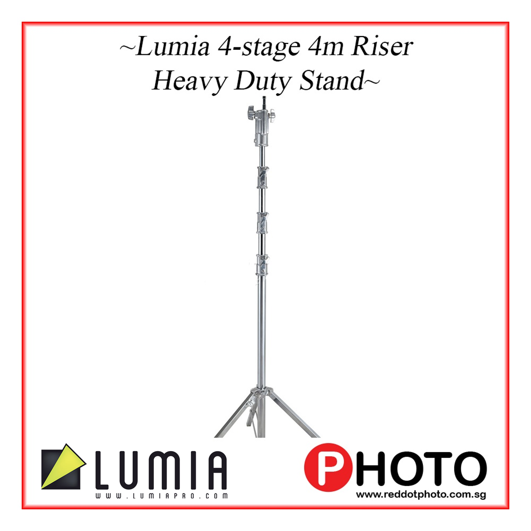 Lumia 4-stage 4m Riser Heavy Duty Stand for Studio Set Up