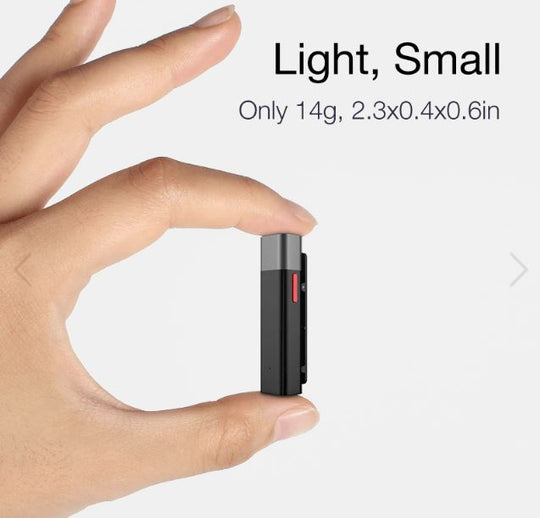 SmartMike+ True Wireless Stereo Mic for Content Creators (Black,White)