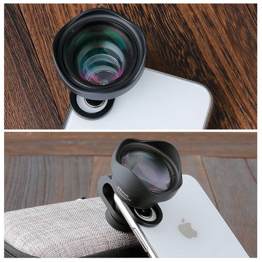 ULANZI 65mm HD Telephoto Portrait Phone Camera Lens with 17mm Clip for iPhone Samsung Android HUAWEI Mobile Smartphone T - Red Dot Photo