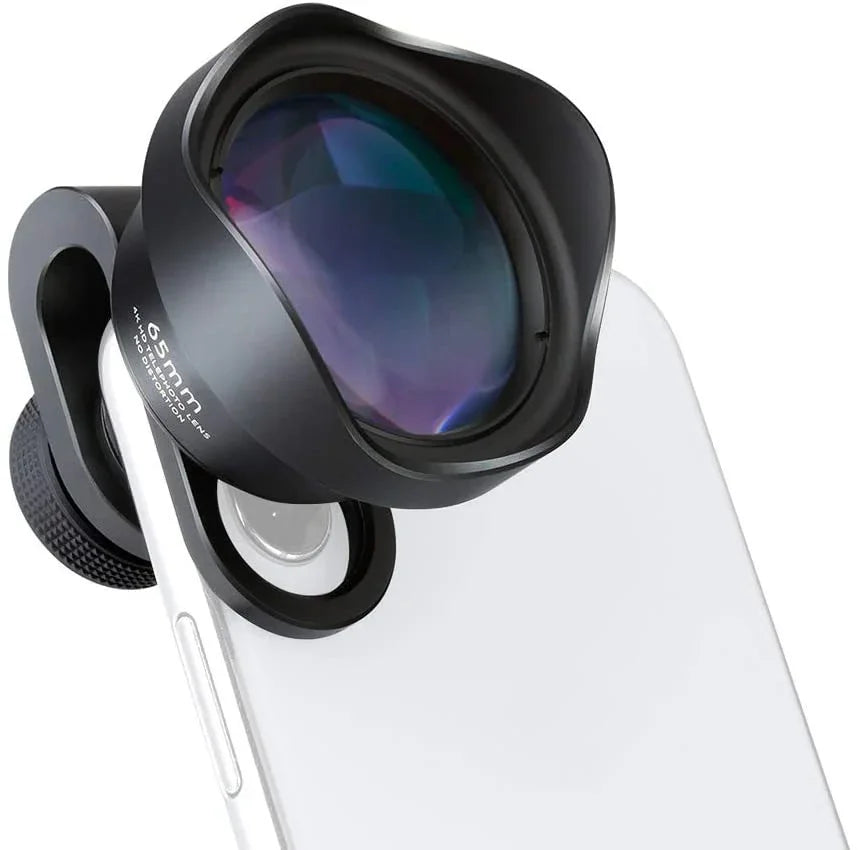 ULANZI 65mm HD Telephoto Portrait Phone Camera Lens with 17mm Clip for iPhone Samsung Android HUAWEI Mobile Smartphone T - Red Dot Photo