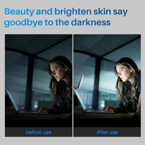 VIJIM CL07 CL-07 Ring Video Conference Light for Monitors and Laptops Tabletop Light - Red Dot Photo