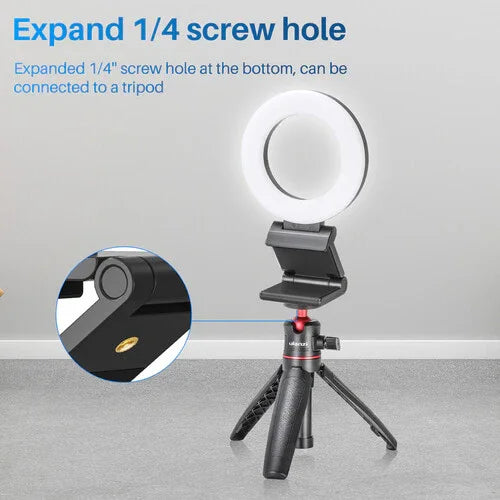 VIJIM CL07 CL-07 Ring Video Conference Light for Monitors and Laptops Tabletop Light - Red Dot Photo