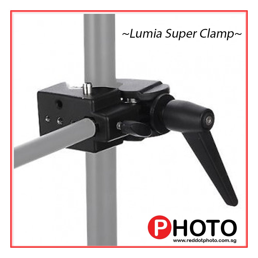 Lumia 034 Super Clamp with Removable Spigot 1/4" or 3/8" for Studio Mounting