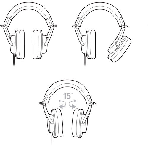 AudioTechnica ATH-M20x Monitor Headphones
