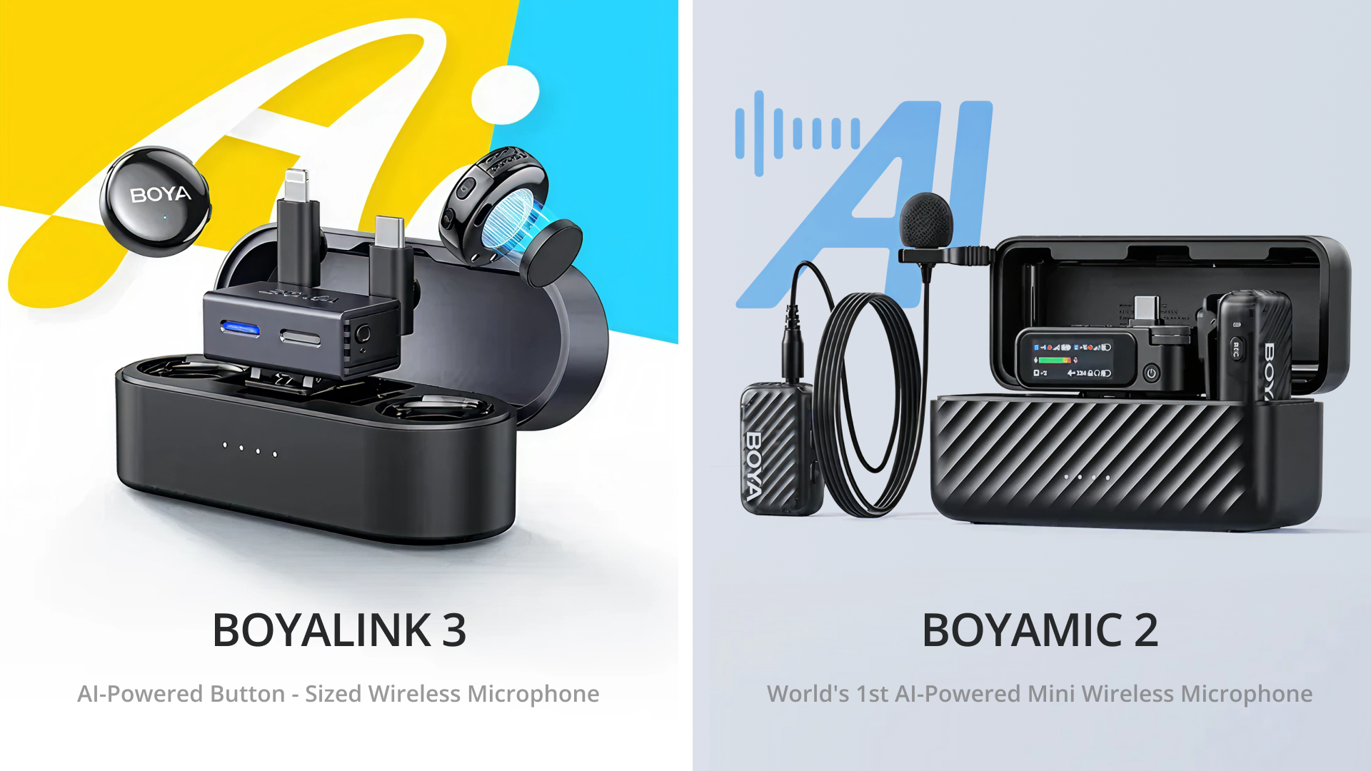 Boya Boyalink 3 vs. Boyamic 2: AI-Powered Wireless Mics Compared – Red ...