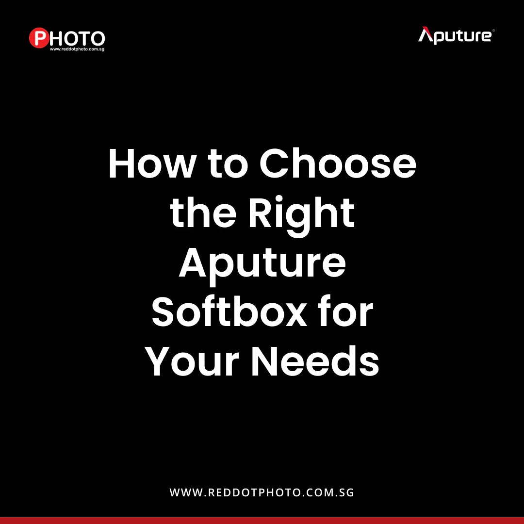 Guide on choosing the right Aputure softbox for photography lighting needs