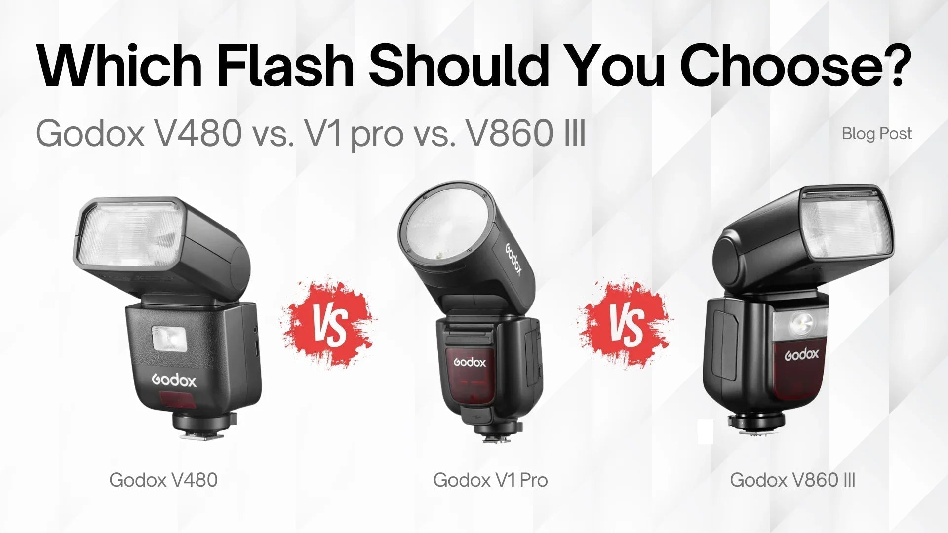 Godox V480 vs. V1pro vs. V860 III: Which Flash Should You Choose