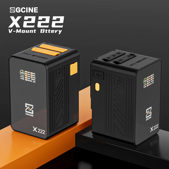 ZGCINE battery pack X222 on a white background
