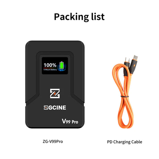 ZGCINE ZG-V99Pro V-Mount Battery
