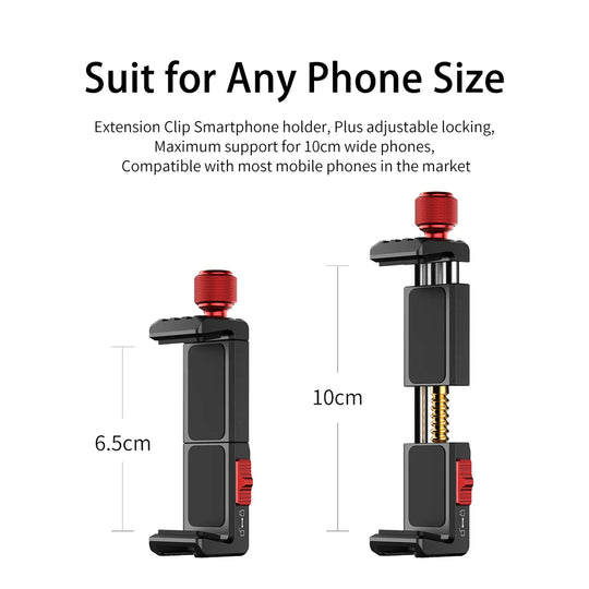 Ulanzi ST-14 Iron Man III 360° Tripod Smartphone Mount on a white background