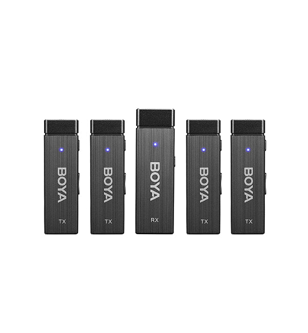 BY-W4 Ultra-Compact Four-Channel 2.4GHz Wireless Microphone System