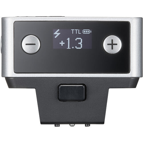 Black Godox iT20 camera with digital display and control buttons on a white background