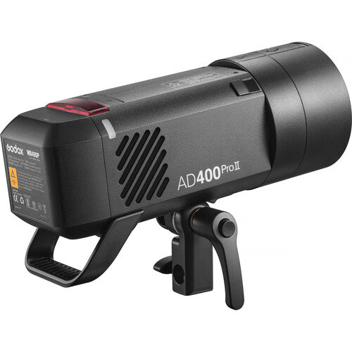 Godox AD400 Pro II flash unit on a white background