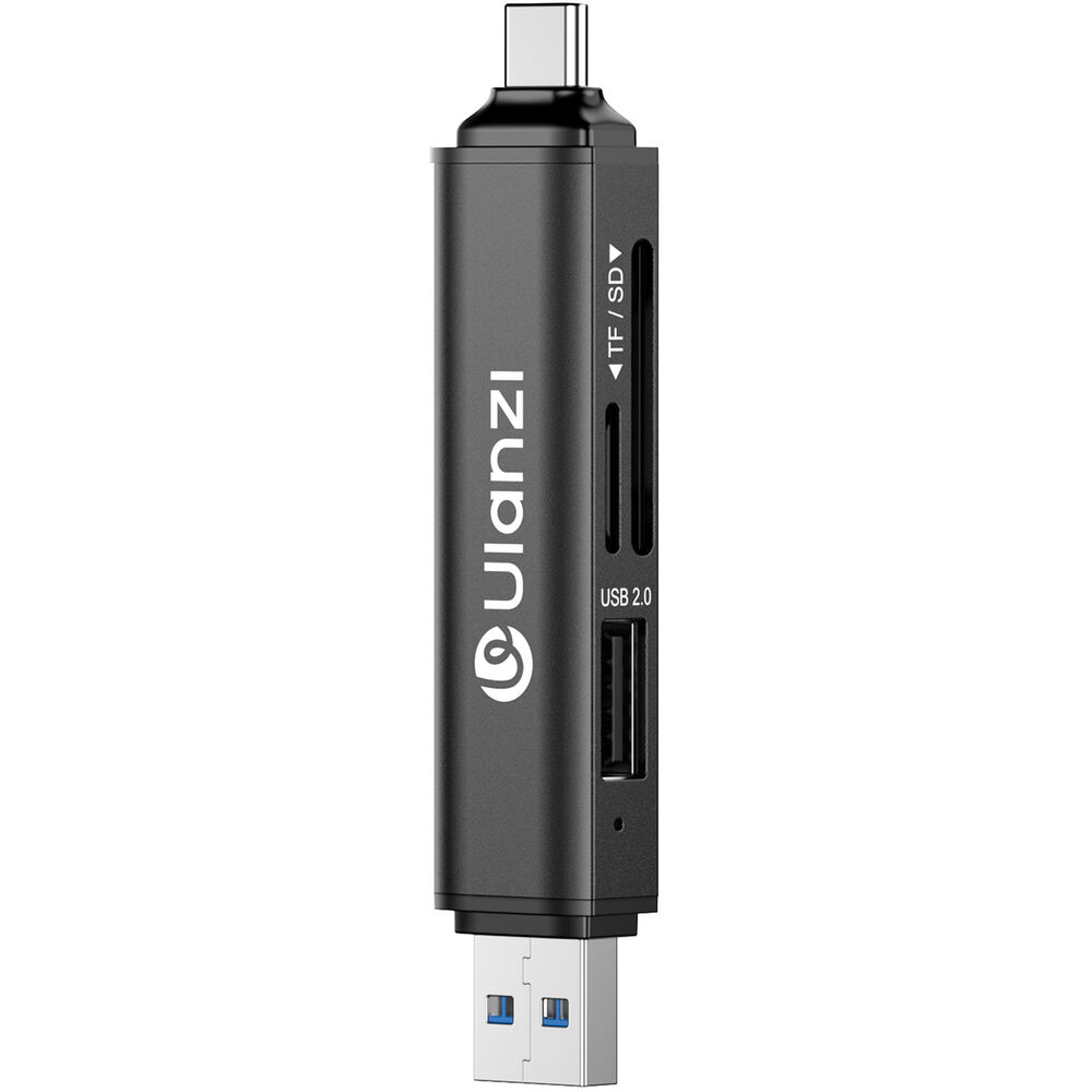 Black USB adapter with Ulanzi logo on a white background