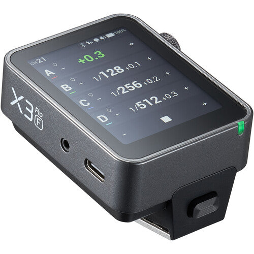 Godox X3Pro Touchscreen TTL Wireless Flash Trigger on a white background