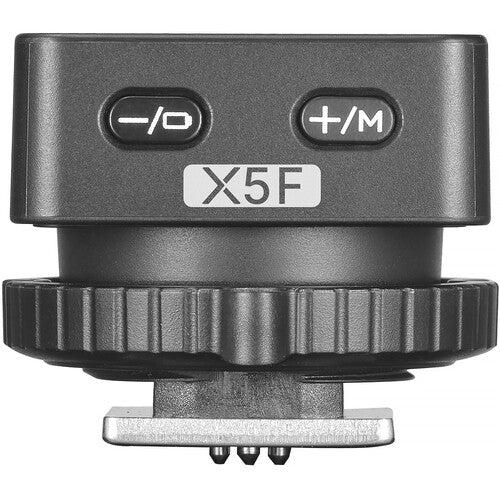 Godox X5F receiver on a white background.