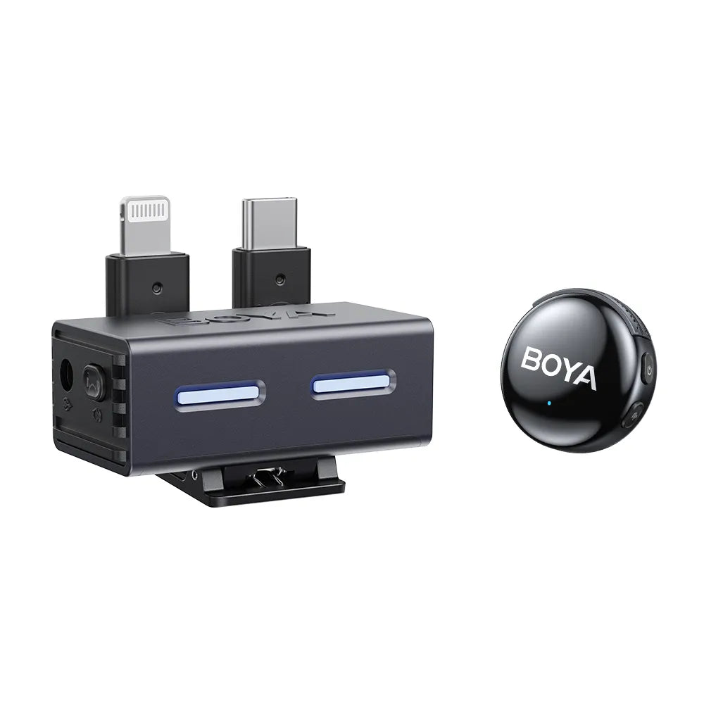 Boya Boyalink 3 AI-Powered 2-Person Wireless Microphone System for Cameras and Mobile Devices (2.4 G)