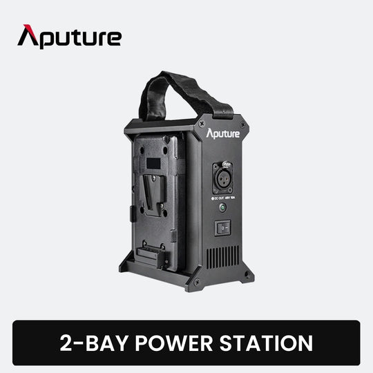 Aputure 2-Bay Battery Power Station For Aputure Nova P300C, 200D and more (V-Mount)