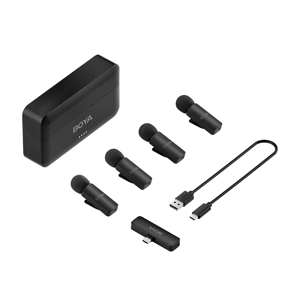 Boya BY-V4U 4-Channel Mini Wireless Microphone (Type-C)