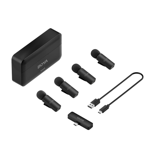 Boya BY-V4U 4-Channel Mini Wireless Microphone (Type-C)