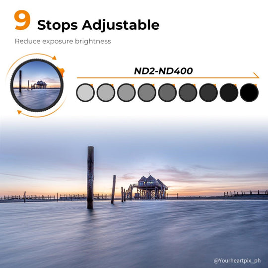 K&F Concept Nano-X series Ultra Thin ND2-ND400 Filter