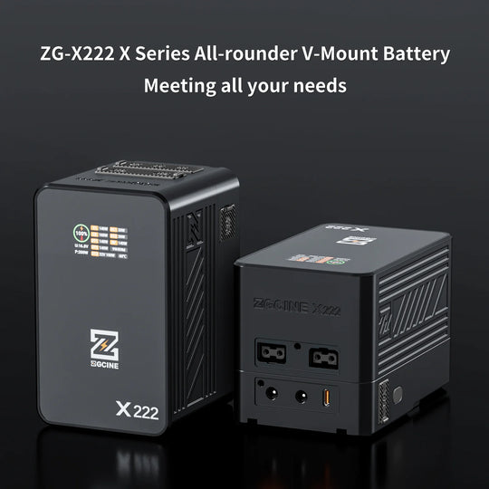 ZGCINE battery pack X222 on a white background