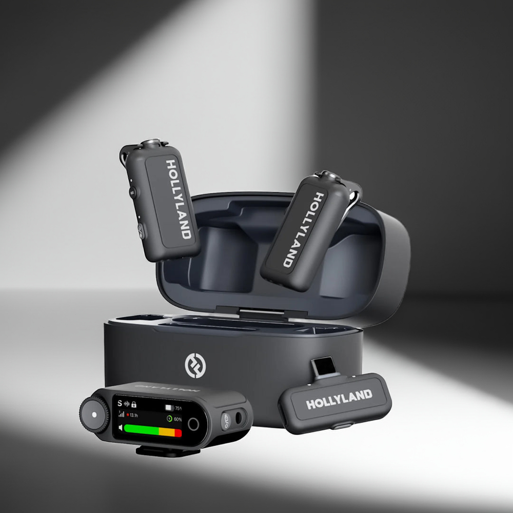 Hollyland LARK MAX 2 Combo 2-Person Wireless Microphone System for Cameras and Mobile Devices