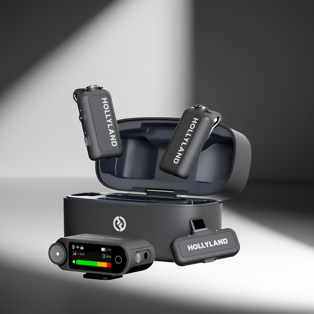 Hollyland LARK MAX 2 Combo 2-Person Wireless Microphone System for Cameras and Mobile Devices