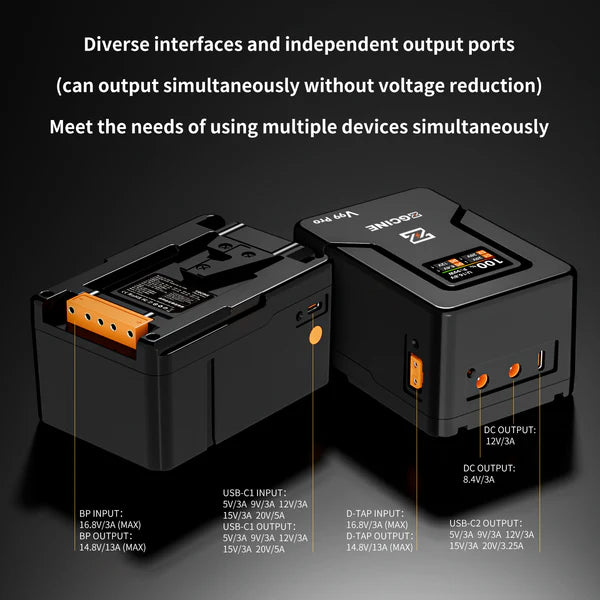 ZGCINE ZG-V99Pro V-Mount Battery