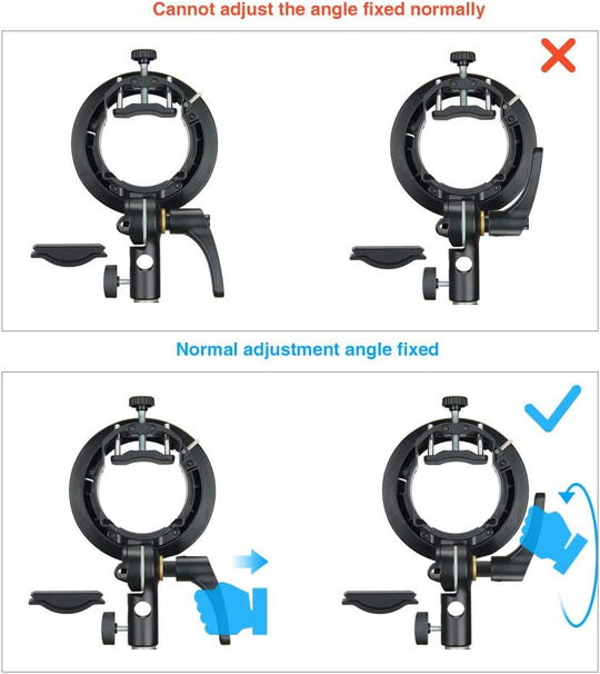 Godox Speedlite Bracket S2 mount to Bowen adaptor