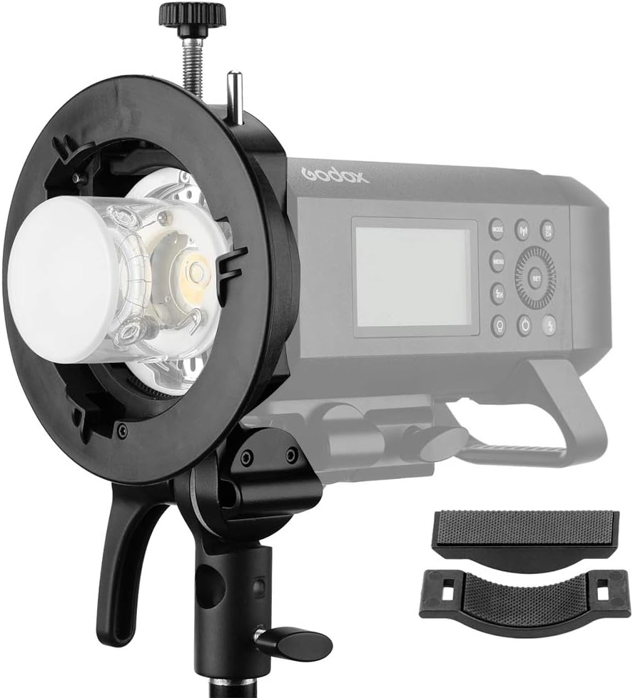 Godox S2 S-Type Halterung mit Softbox Honeycomb Grid Set für Godox V1 Godox S2 S-Type Halterung mit Softbox Honeycomb Grid Set für Godox V1