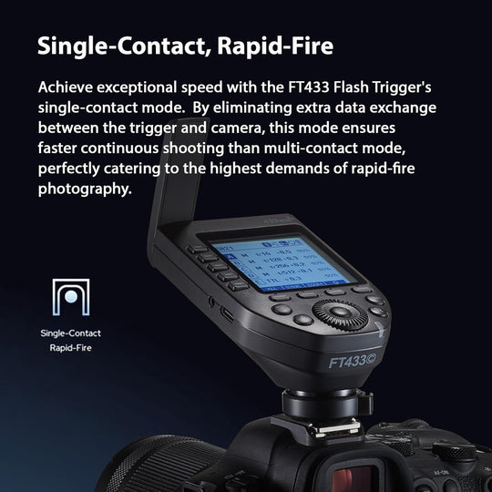 Godox FT433 C/N/S TTL Wireless Flash Trigger