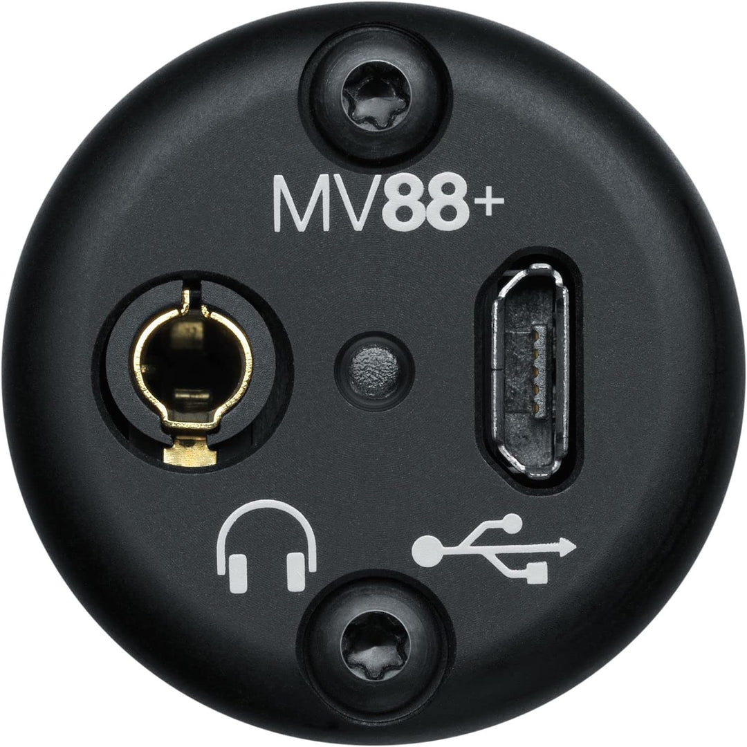 Shure MOTIV MV88+ Video Kit - Digital Stereo Condenser Microphone and tripod for Smartphones