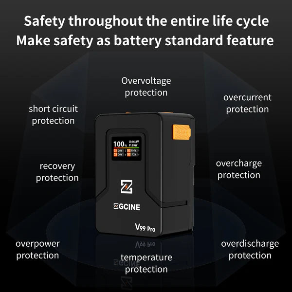 ZGCINE ZG-V99Pro V-Mount Battery
