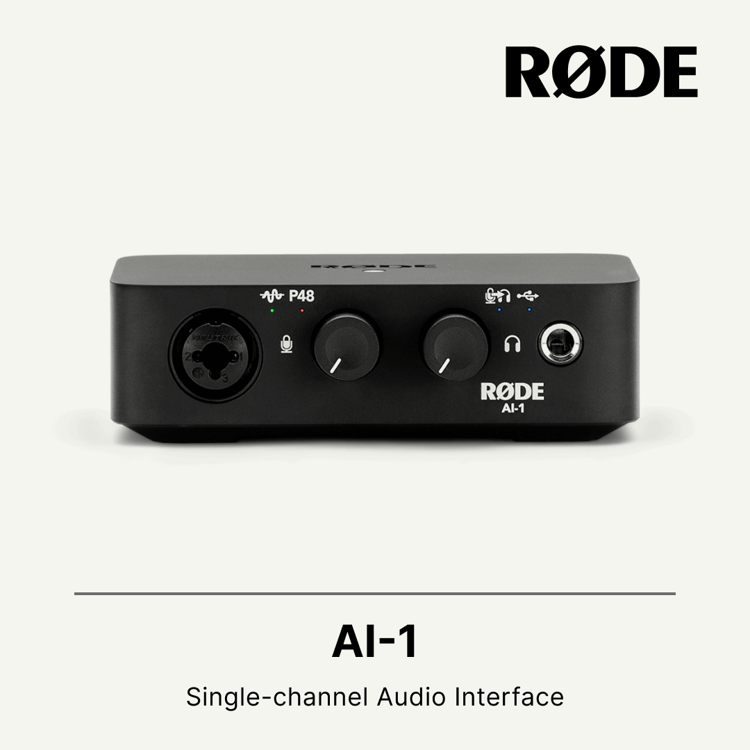 Rode AI-1 USB Audio Interface (Studio Quality AI1 Audio Mixer)