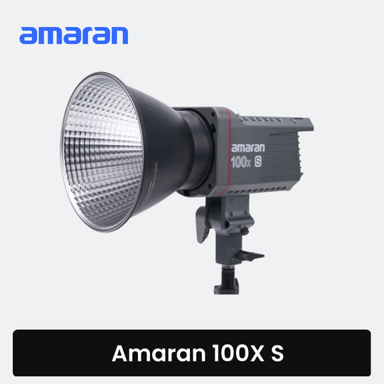 Amaran 100X S COB Bi-Color LED Video Light with New Dual Blue Light Chipset Bowen Mount by Aputure