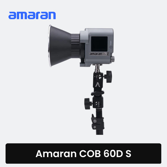 Amaran 60D S COB Daylight LED Video Light with New Dual Blue Light Chipset Bowen Mount by Aputure