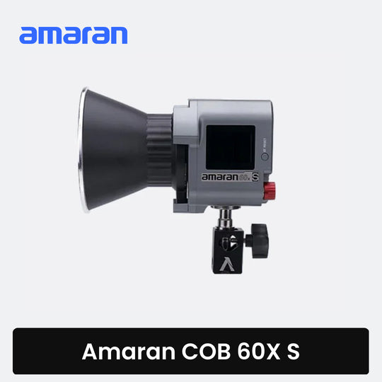 amaran 60X S COB Bi-Color LED Video Light with New Dual Blue Light Chipset Bowen Mount by Aputure