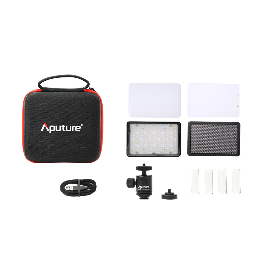 Aputure MC Pro RGBWW LED Light Panel for Content Creators Videographers