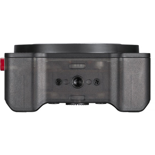 Black Godox Portable LED Video Light with ports on a white background