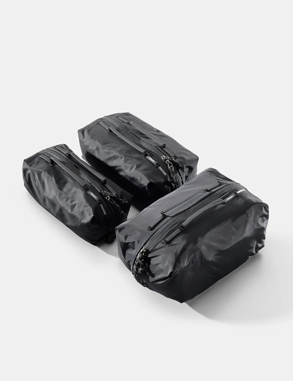 Black Matdor Gear Cube Set 3-Pack on a white background