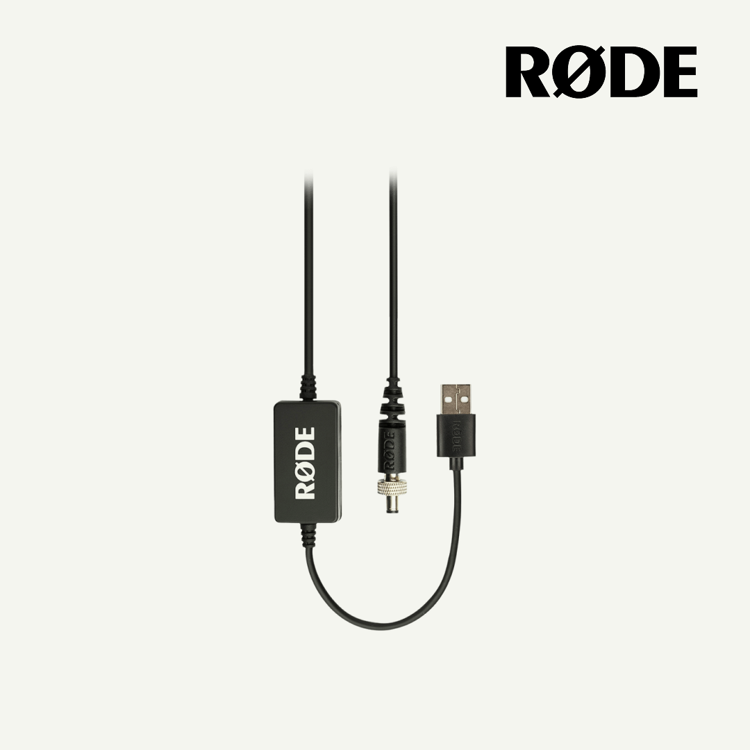 Rode DC-USB1 USB to 12V DC Power Cable for RodeCaster Pro - Red Dot Photo